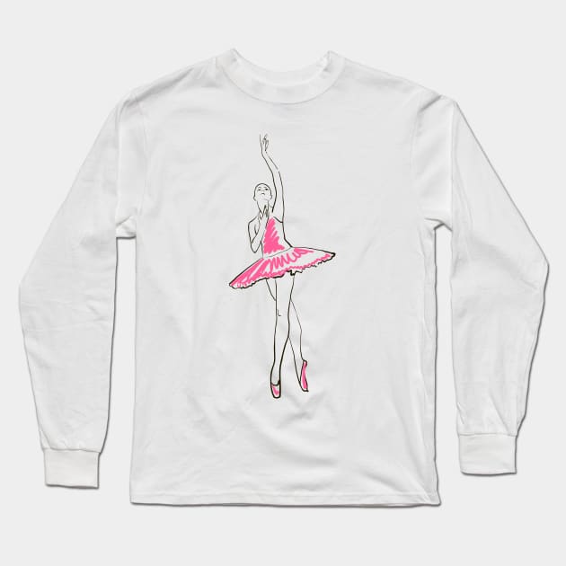 Ballerina Long Sleeve T-Shirt by Olga Berlet